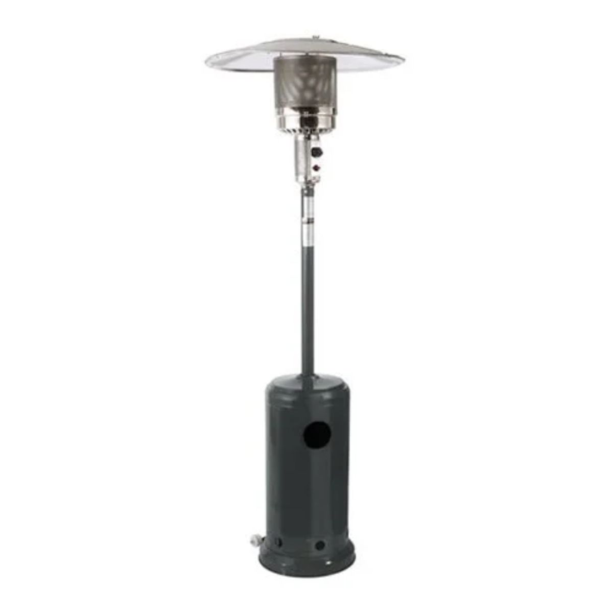 Calefactor Exterior de Gas con Regulador de Llama BLACK