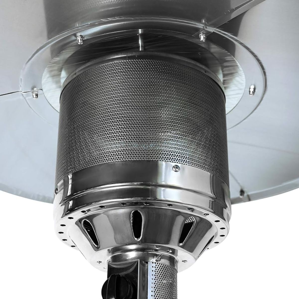 Calefactor Exterior de Gas con Regulador de Llama BLACK