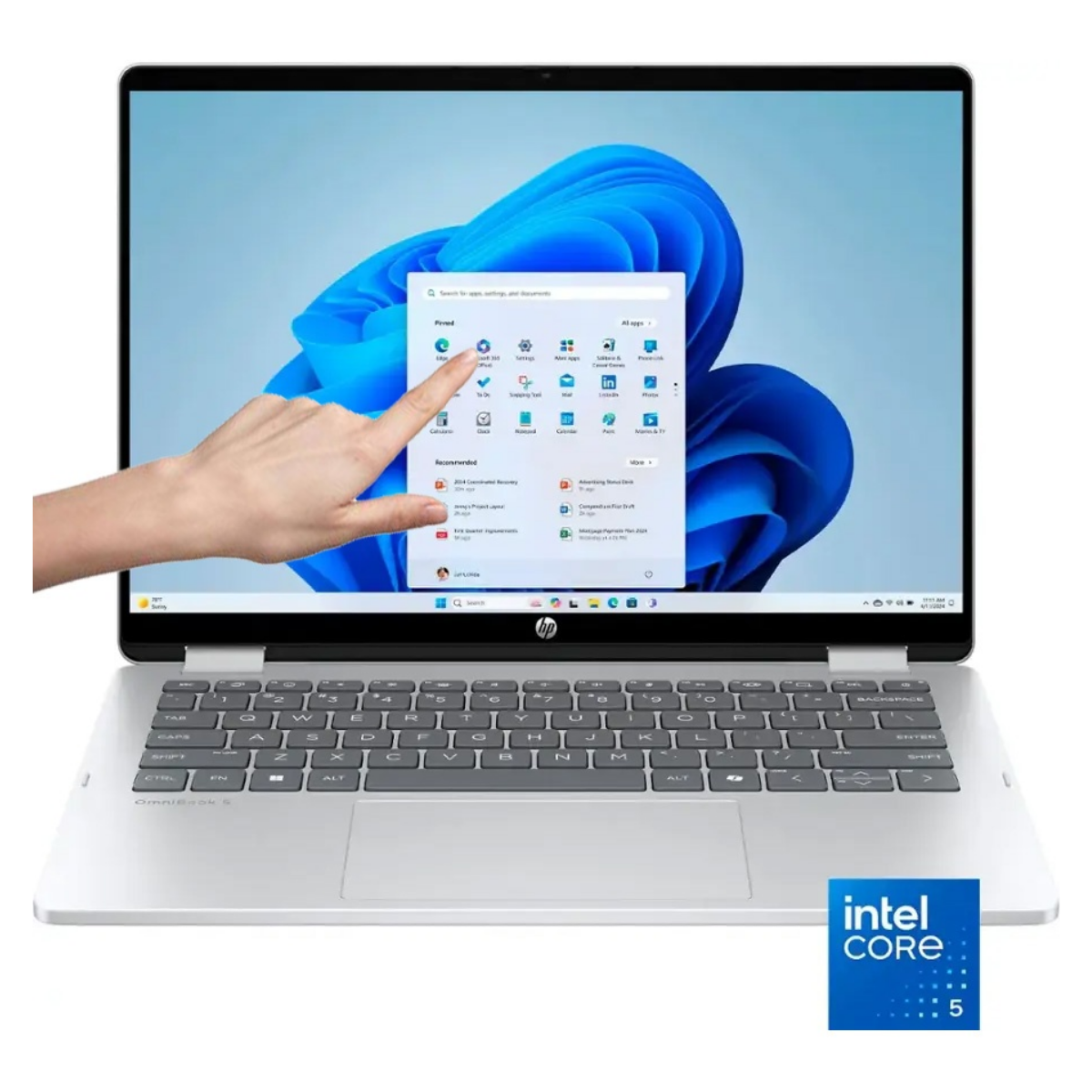 Copia - Notebook Convertible HP OmniBook 5 Flip Core 7 150U 5.4Ghz 16GB 512GB SSD 14" FHD+ Touch