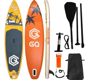 Copia - Tabla De Surf Stand Up Paddle Inflable Gq Sw 3.35mts + Acc Celeste