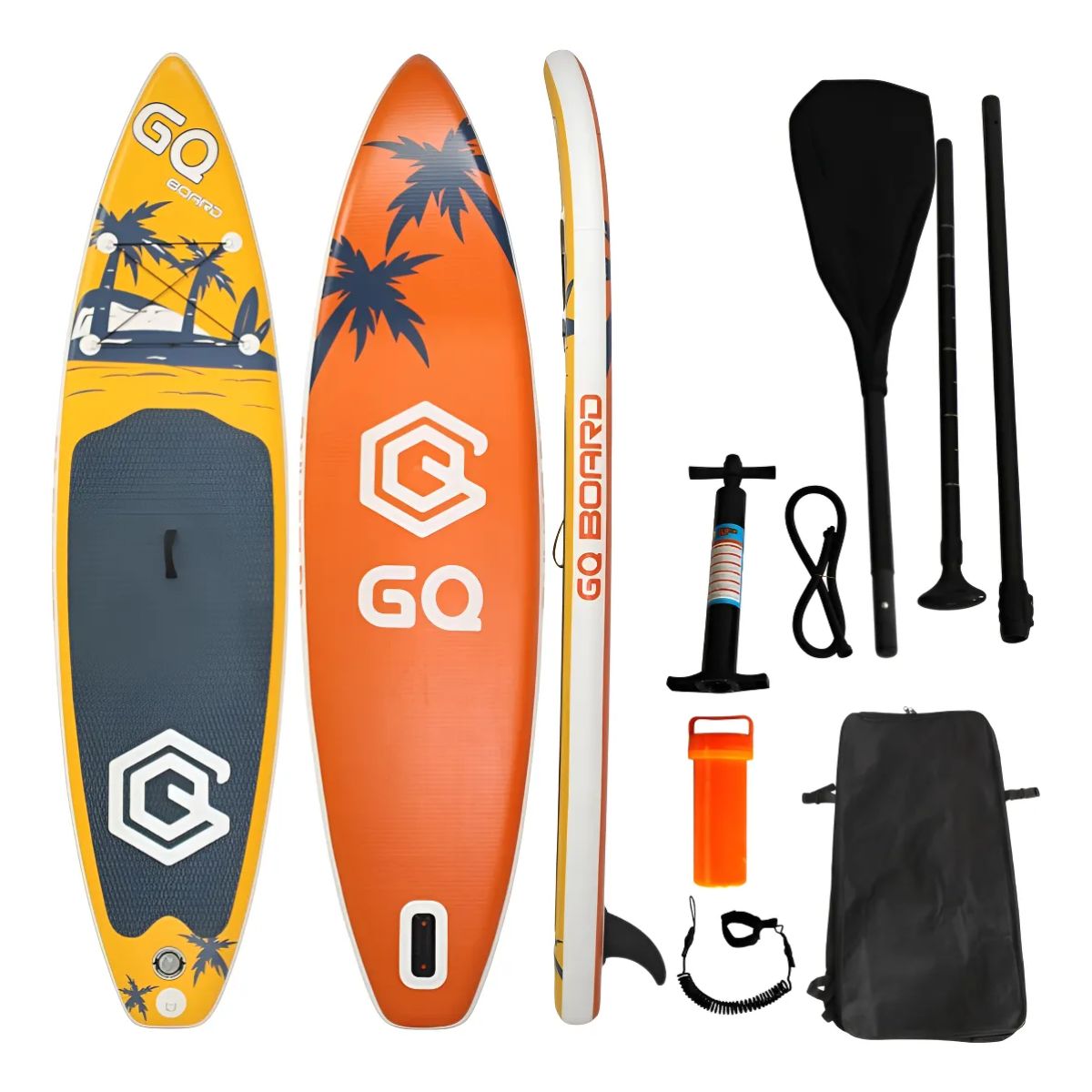 Copia - Tabla De Surf Stand Up Paddle Inflable Gq Sw 3.35mts + Acc Celeste
