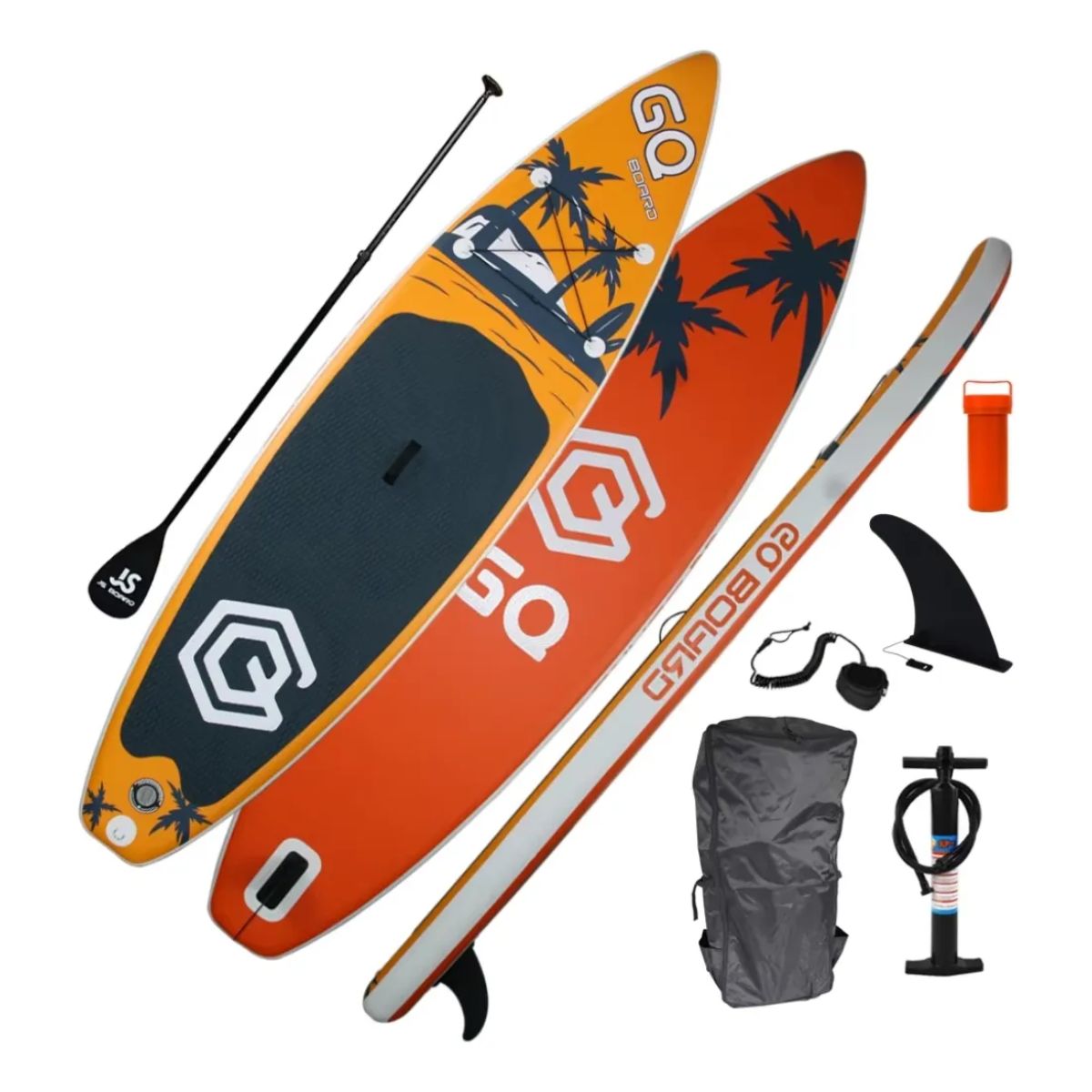 Copia - Tabla De Surf Stand Up Paddle Inflable Gq Sw 3.35mts + Acc Celeste