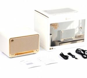 Parlante Portatil Edifier D32 Retro Blanco bluetooth