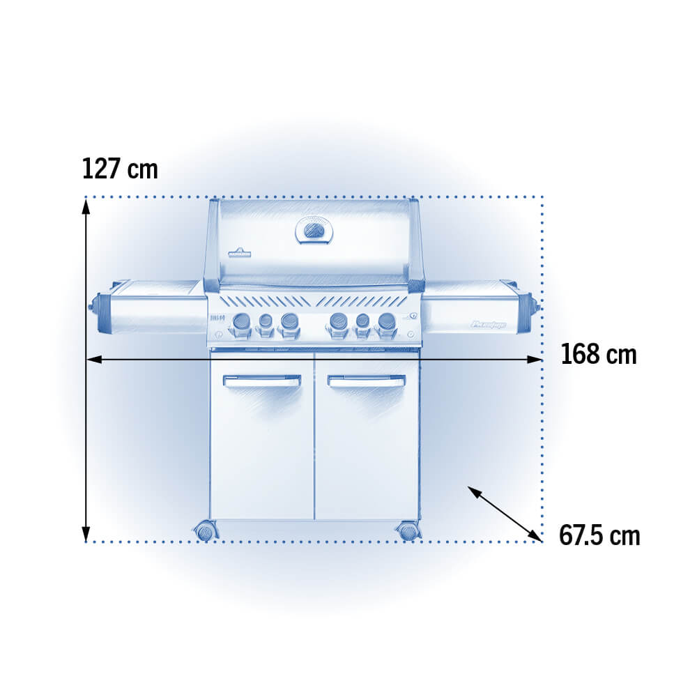 Parrilla Barbacoa Napoleon Prestige Gas LED P500 RSIB Parrilla Barbacoa Napoleon Prestige Gas LED P500 RSIB
