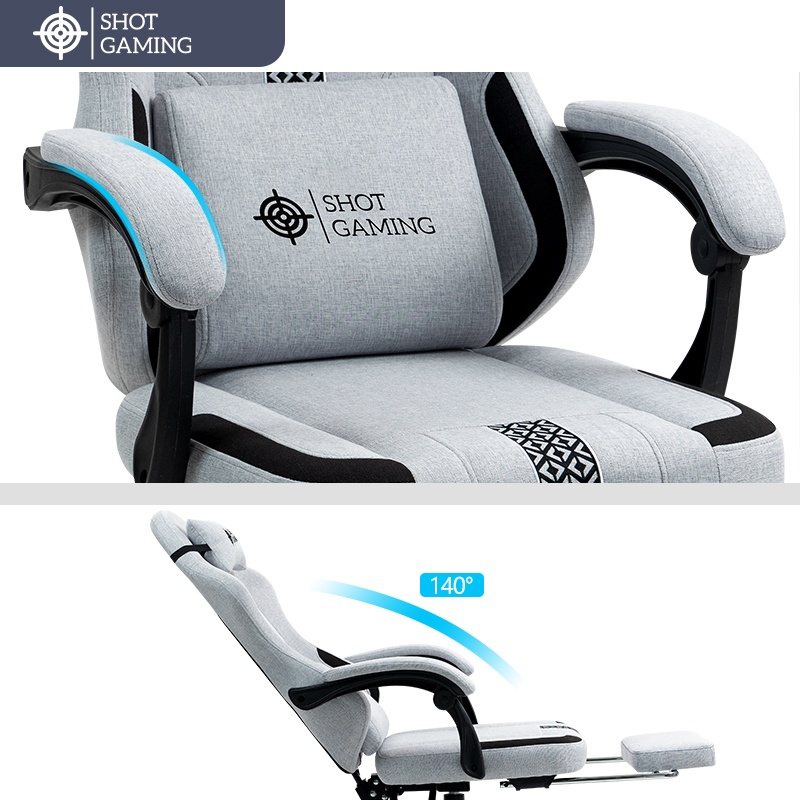 Silla Gamer Shot Gaming SHOT-D1143-GB | Soporte ergonómico Silla Gamer Shot Gaming SHOT-D1143-GB | Soporte ergonómico