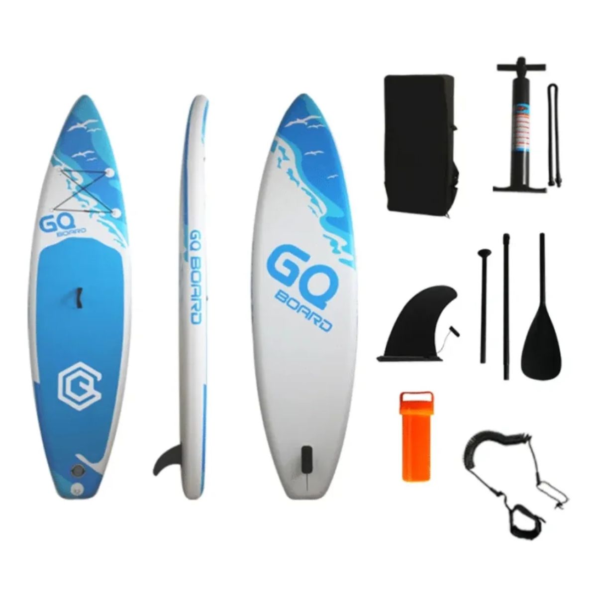 Tabla De Surf Stand Up Paddle Inflable Gq Sw 3.35mts + Acc