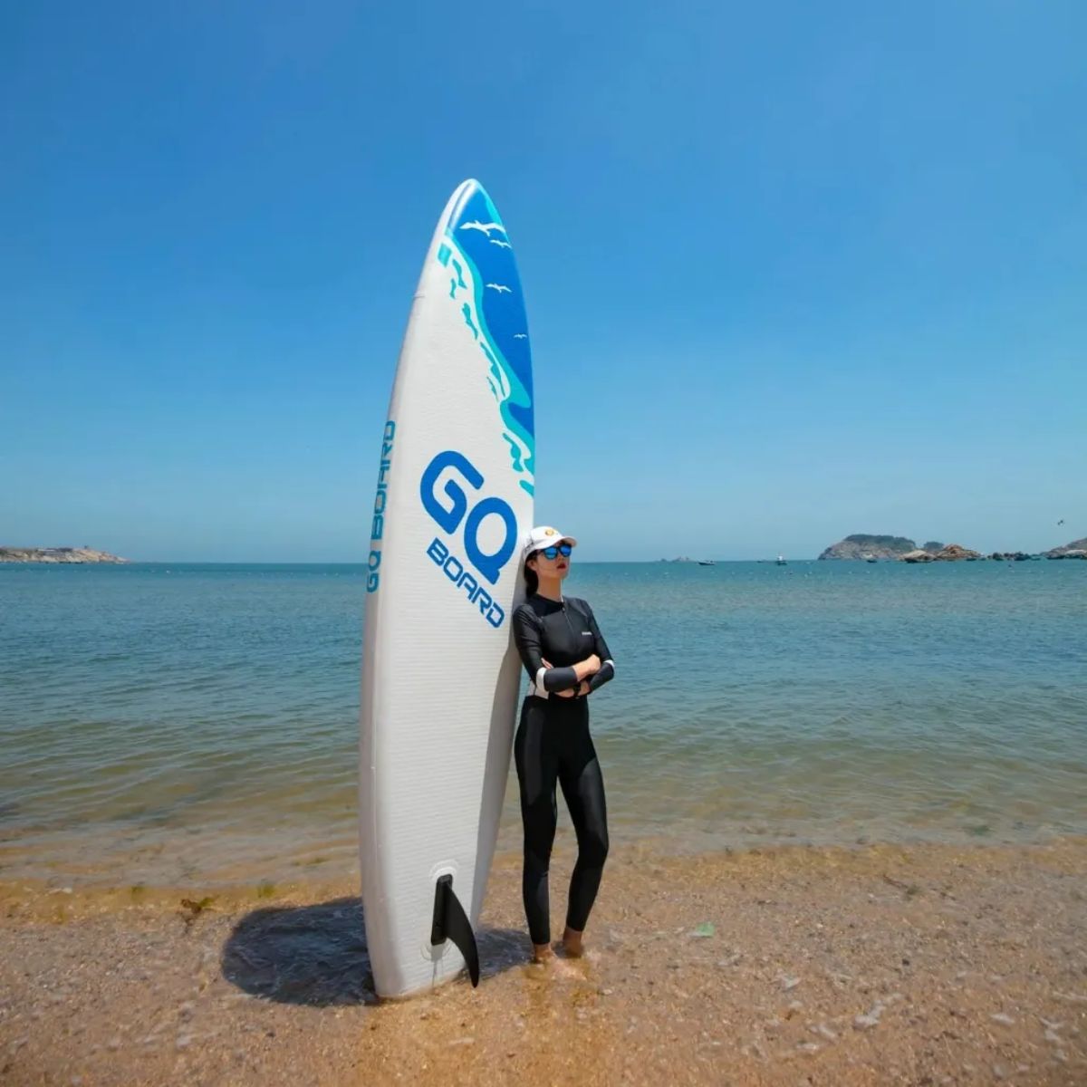 Tabla De Surf Stand Up Paddle Inflable Gq Sw 3.35mts + Acc