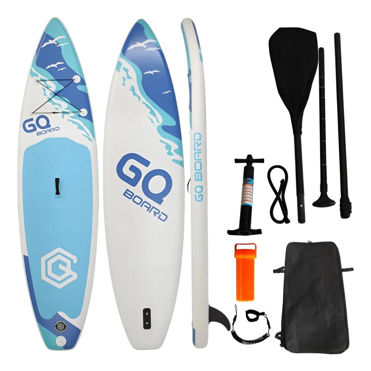 Tabla De Surf Stand Up Paddle Inflable Gq Sw 3.35mts + Acc