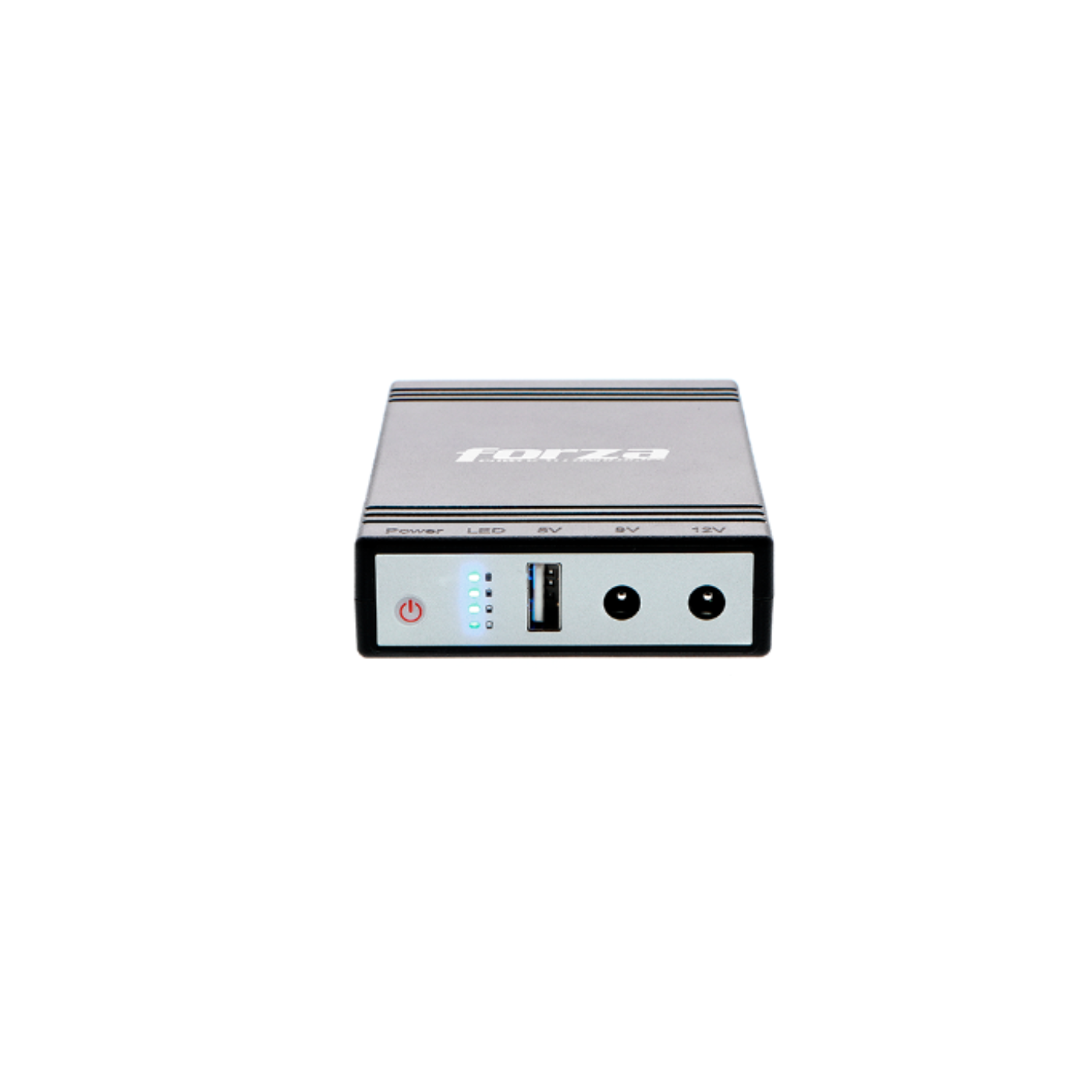 UPS y cargador portátil Forza 24W USB salidas de 5/9/12VCC