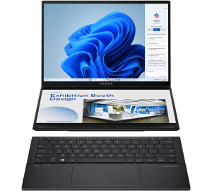Copia - Notebook Asus Zenbook Duo UX8406 Core Ultra 9 5.4Ghz 32GB 1TB SSD DUAL 14'' 3K Oled Touch
