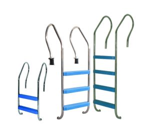 ESCALERA VULCANO DE 3 ACERO C/ANC C/EMB Para Piscina