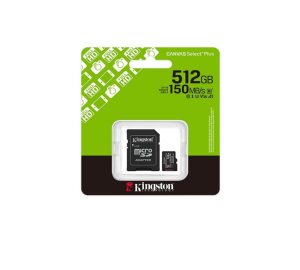 Memoria MicroSD Kingston Select Plus 512GB hasta 150 MB/s2
