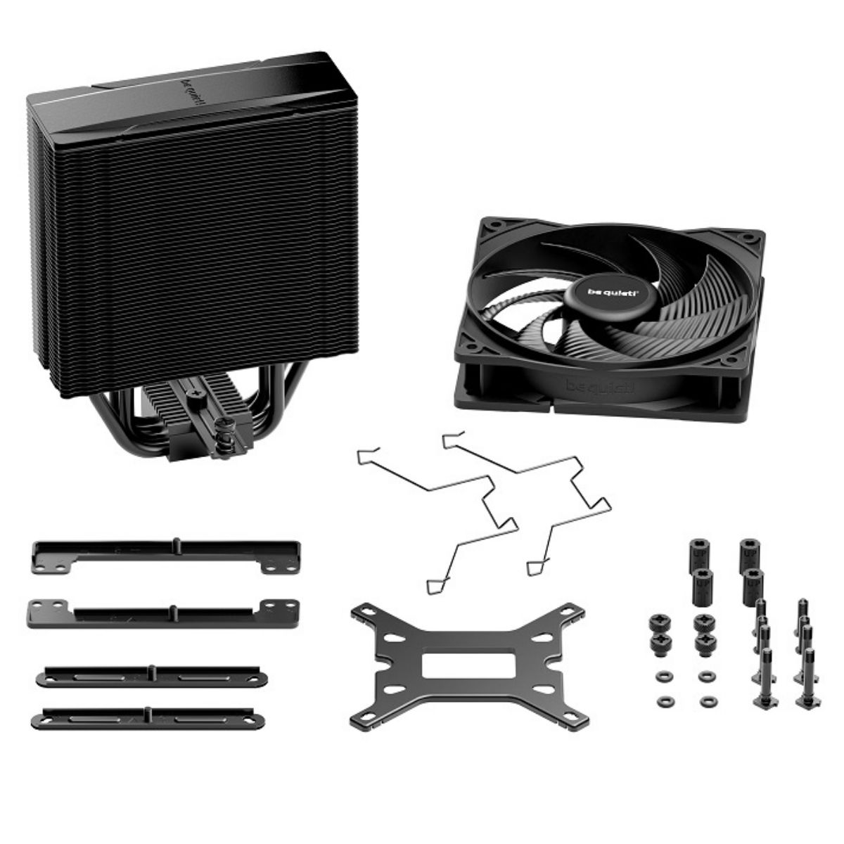 Copia - Air Cooler Gamer be quiet! Pure Rock Slim 3 Negro - Compacto, silencioso e intuitivo