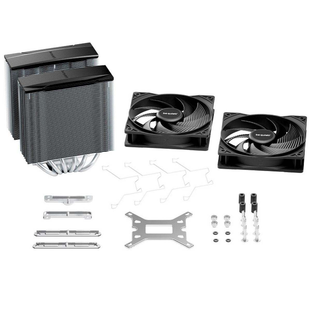 Copia - Air Cooler Gamer be quiet! Pure Rock Slim 3 Negro - Compacto, silencioso e intuitivo