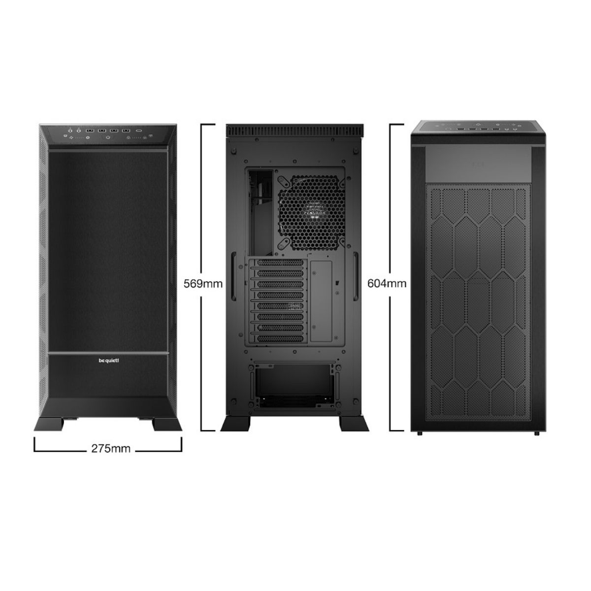 Copia - Gabinete Gamer be quiet! Dark Base Pro 701 Blanco - Máximo flujo de aire y practicidad Copia - Gabinete Gamer be quiet! Dark Base Pro 701 Blanco - Máximo flujo de aire y practicidad