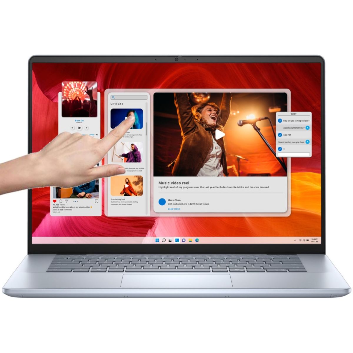 Copia - Notebook Dell Inspiron 16 7640 Ultra 9 185H 5.1Ghz 16GB 512GB SSD 16" FHD+ Touch