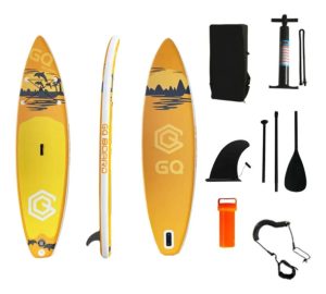 Copia - Tabla De Surf Stand Up Paddle Inflable Gq Sw 3.35mts + Acc Celeste