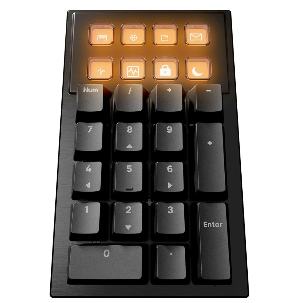 Copia - Teclado Gamer be quiet! Dark Mount Silent Linear - Modular. RGB personalizable. Media Dock