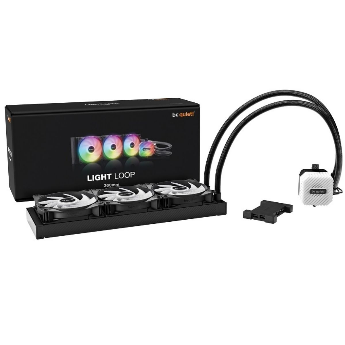 Copia - Water Cooler Gamer be quiet! Light Loop 240mm - Máximo rendimiento e iluminación