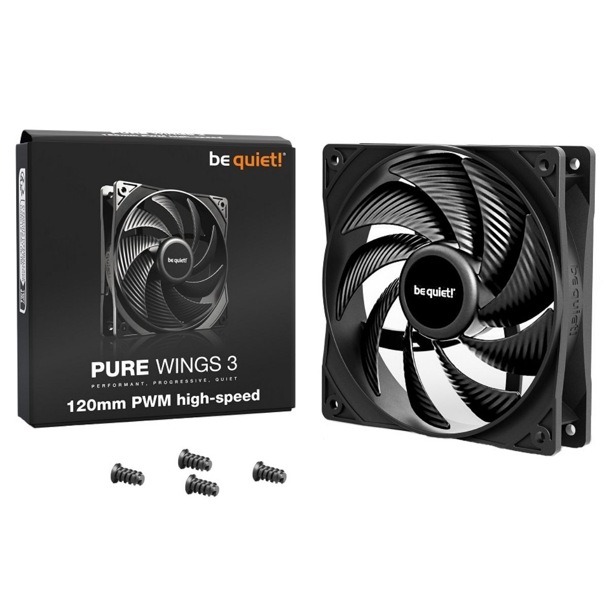 Fan Gamer be quiet! Pure Wings 3 120mm PWM HS Blanco
