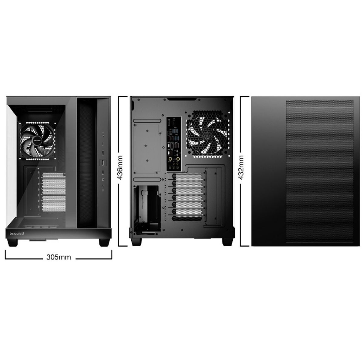 Gabinete Gamer be quiet! Light Base 500 - Rendimiento Gabinete Gamer be quiet! Light Base 500 - Rendimiento