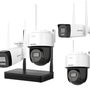 KIT Hikvision Easy Link Wi-Fi Kit NVS + 4 camaras 4MP