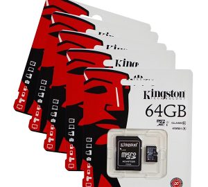 Memoria Micro SD c/Adaptador Canvas Clase 10 64GB Kingston