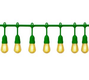 Guirnalda Guia De Luces Patio Jardín Luz Calidad Led Luces Amarillo