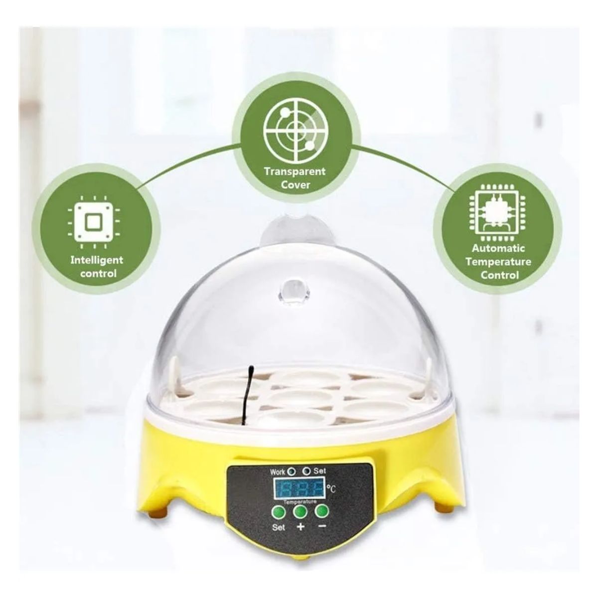 Incubadora Eléctrica Digital Para 7 Huevos Incubadora Eléctrica Digital Para 7 Huevos