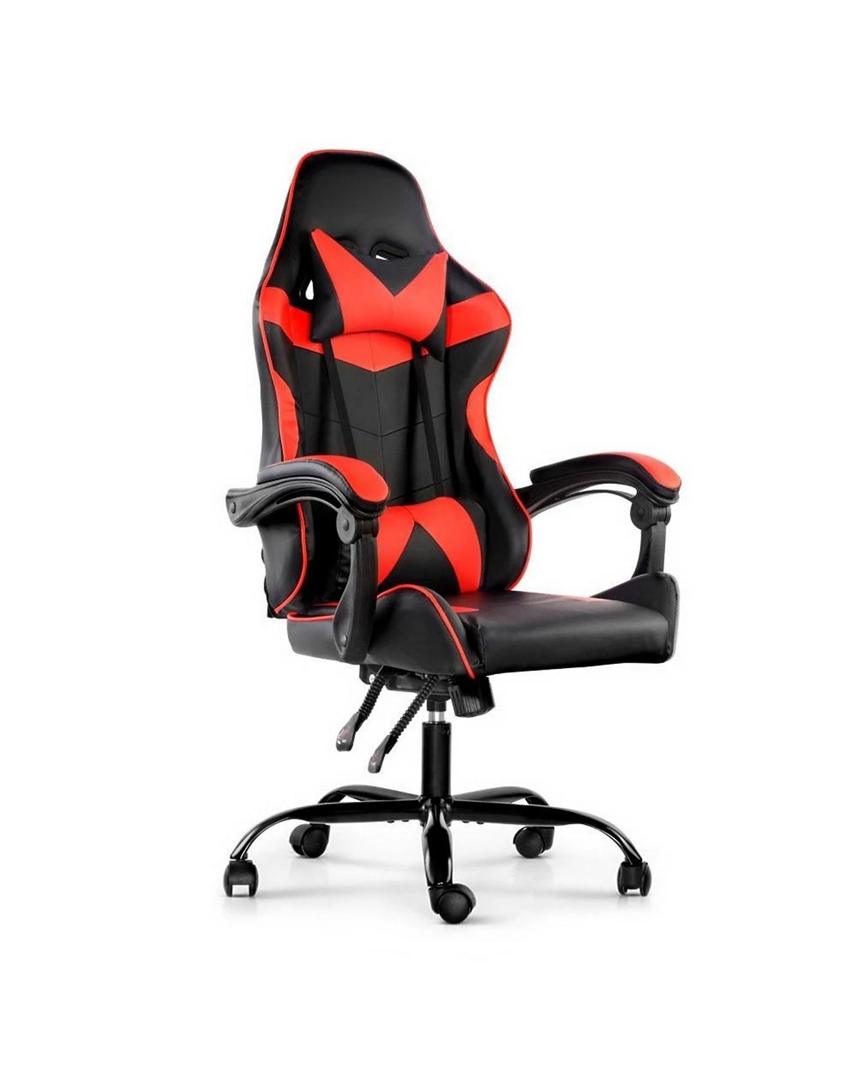 Silla Gamer Lumax Modelo Rom Super Oferta negro/rojo -Gaming