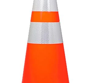 CONO FLEXIBLE 90 CM CON 1 BANDA REFLECTIVA - Seguridad Vial