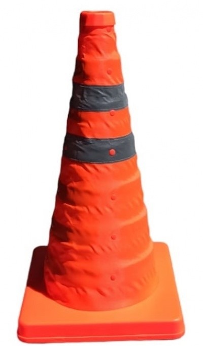 Cono Telescopico de carretera 45cm - Seguridad Vial