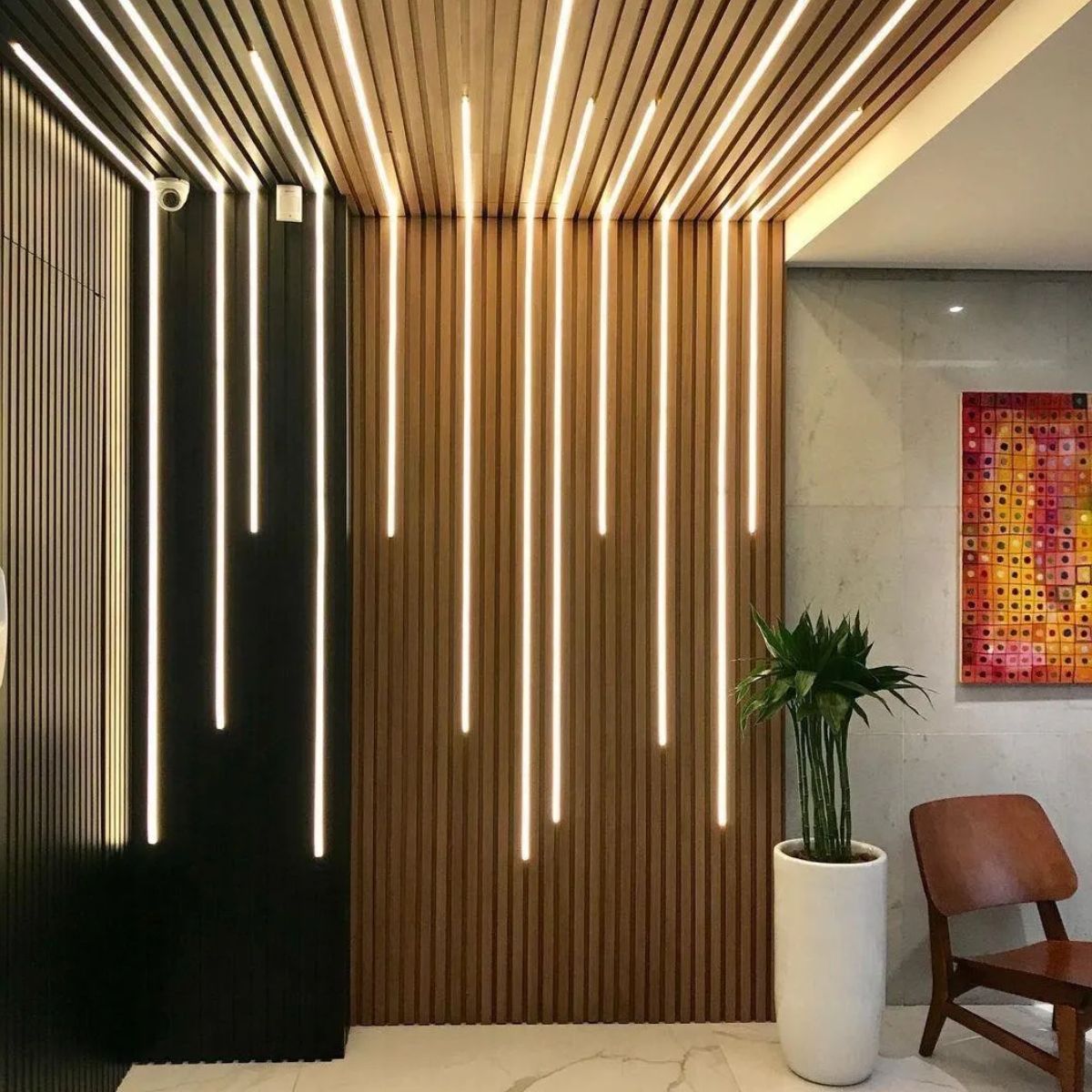 Copia - Luz Led Cálida Para Wpc Encastre, Luz De Wpc Panel 1 Metro