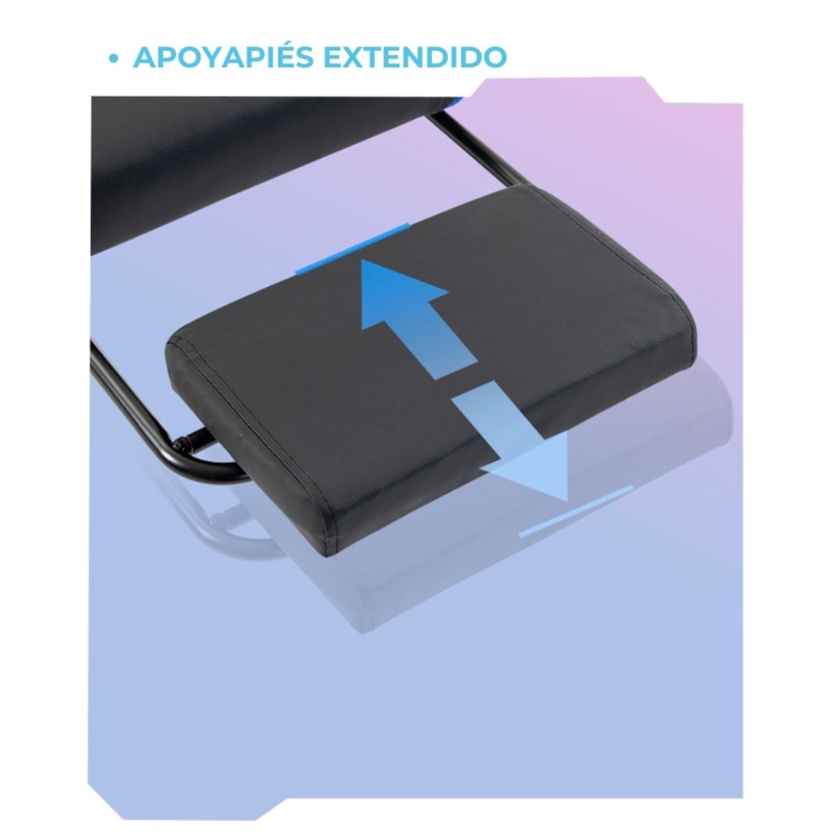 Copia - Silla Gamer SHOT-2025 Ergonómica Reclinable Con Apoyapiés Y Masajeador Negra/Roja