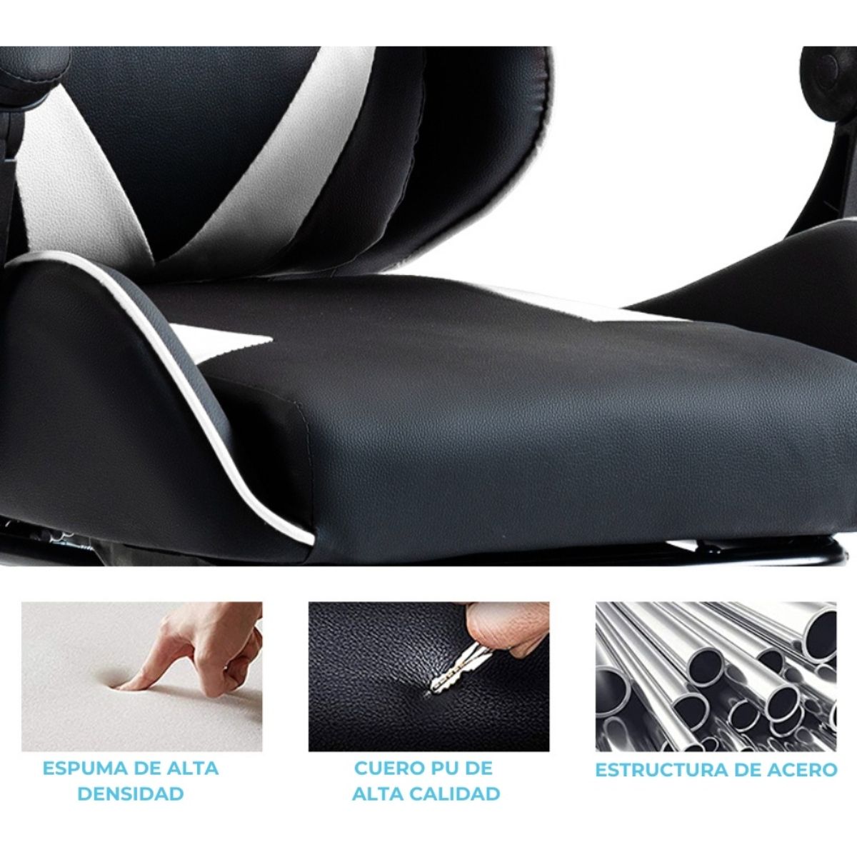 Copia - Silla Gamer SHOT-2025 Ergonómica Reclinable Con Apoyapiés Y Masajeador Negra/Roja Copia - Silla Gamer SHOT-2025 Ergonómica Reclinable Con Apoyapiés Y Masajeador Negra/Roja