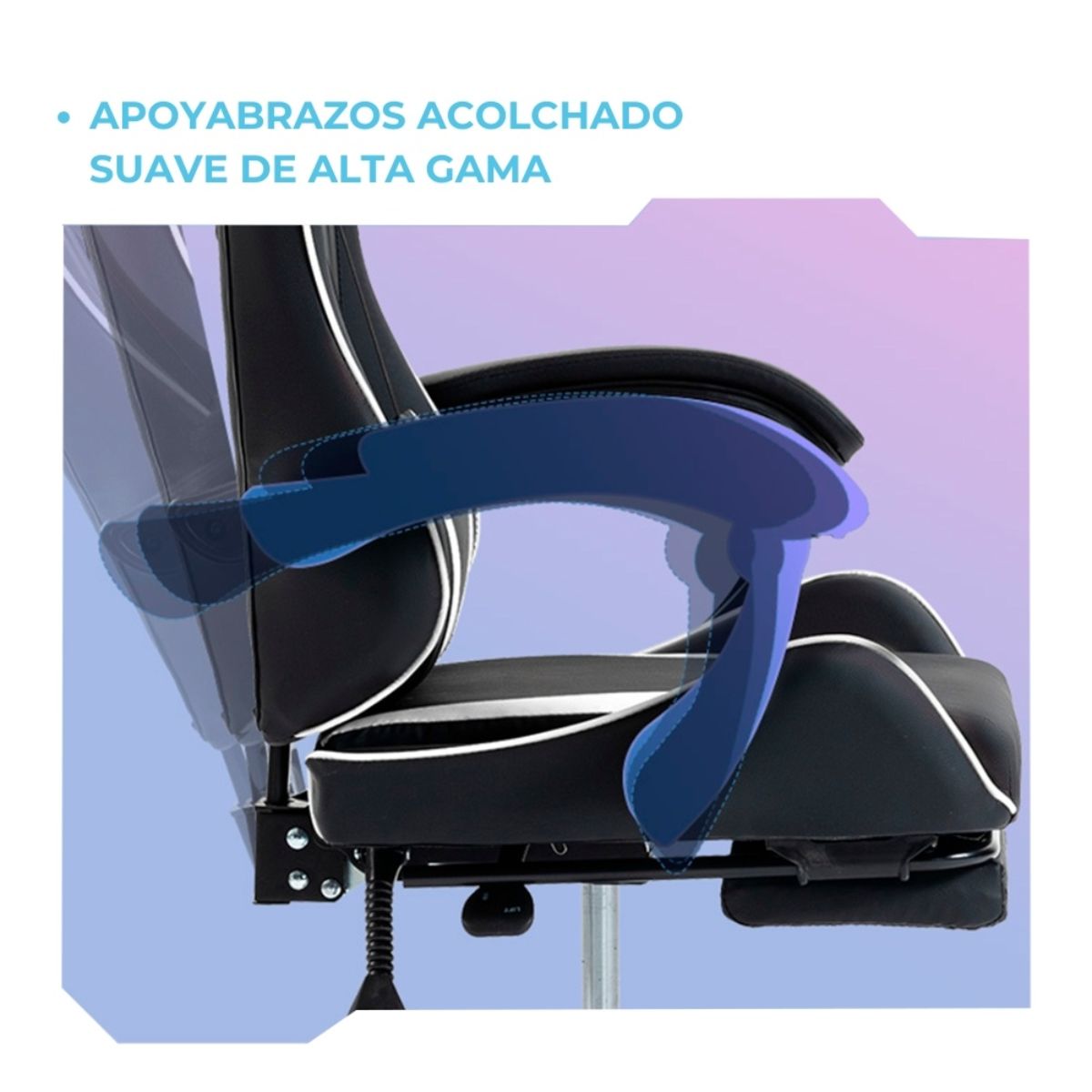 Copia - Silla Gamer SHOT-2025 Ergonómica Reclinable Con Apoyapiés Y Masajeador Negra/Roja Copia - Silla Gamer SHOT-2025 Ergonómica Reclinable Con Apoyapiés Y Masajeador Negra/Roja