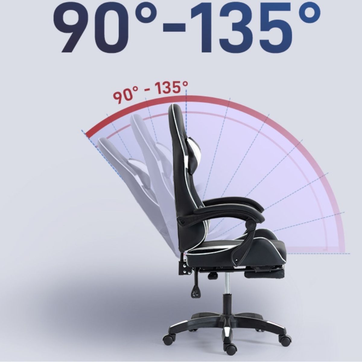 Copia - Silla Gamer SHOT-2025 Ergonómica Reclinable Con Apoyapiés Y Masajeador Negra/Roja Copia - Silla Gamer SHOT-2025 Ergonómica Reclinable Con Apoyapiés Y Masajeador Negra/Roja