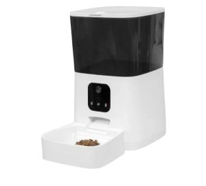 Dispensador Para Mascotas Automático Con Cámara Y Micrófono