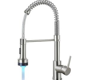 Grifo Flexible Para Cocina Mesada con Cuello Móvil Plateado