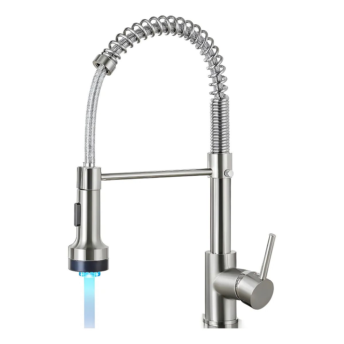 Grifo Flexible Para Cocina Mesada con Cuello Móvil Plateado Grifo Flexible Para Cocina Mesada con Cuello Móvil Plateado