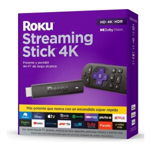 Roku Streaming Stick 4K 3820 de voz 4K negro 1GB memoria RAM