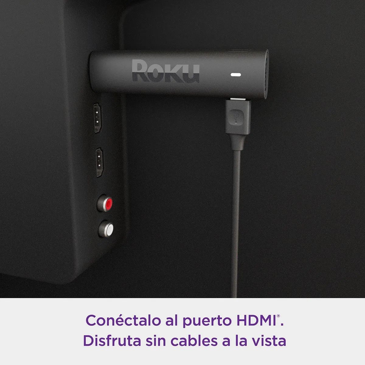 Roku Streaming Stick 4K 3820 de voz 4K negro 1GB memoria RAM Roku Streaming Stick 4K 3820 de voz 4K negro 1GB memoria RAM