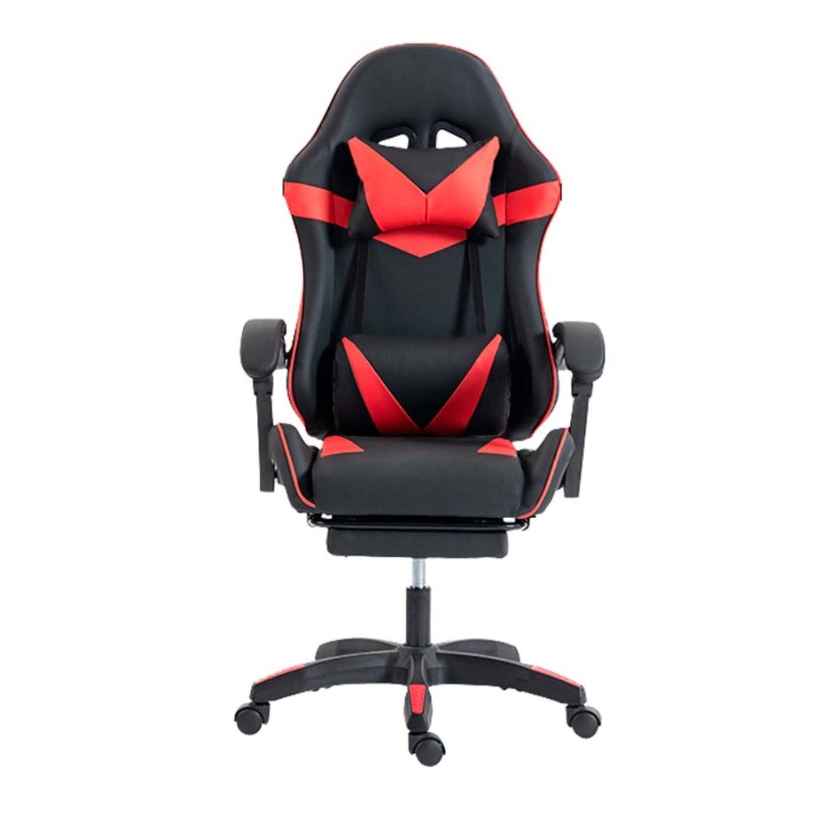 Silla Gamer SHOT-2025 Reclinable Y Masajeador Negra/Roja