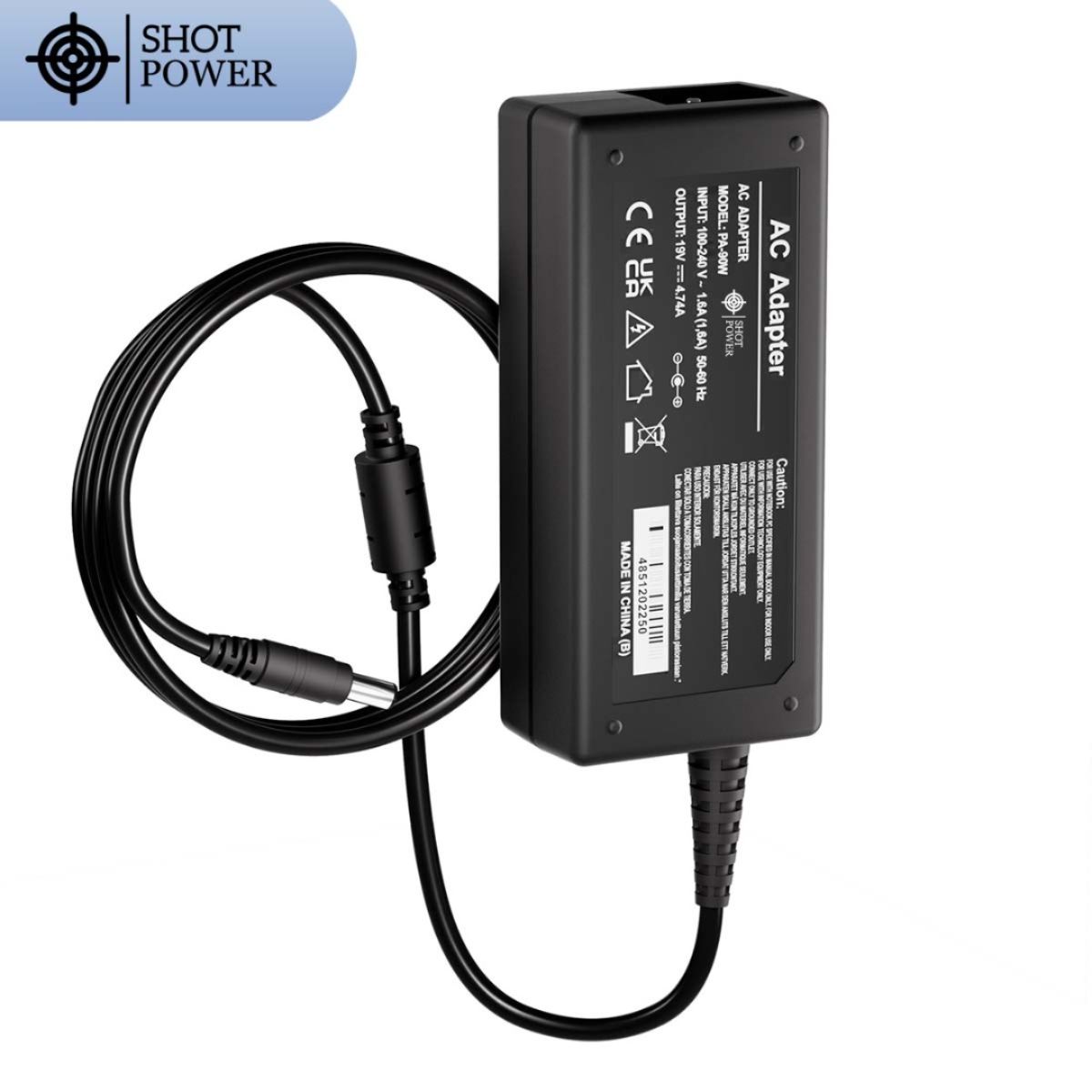 Cargador Compatible Notebook ASUS SHOT POWER 65W 5.5x2.5mm