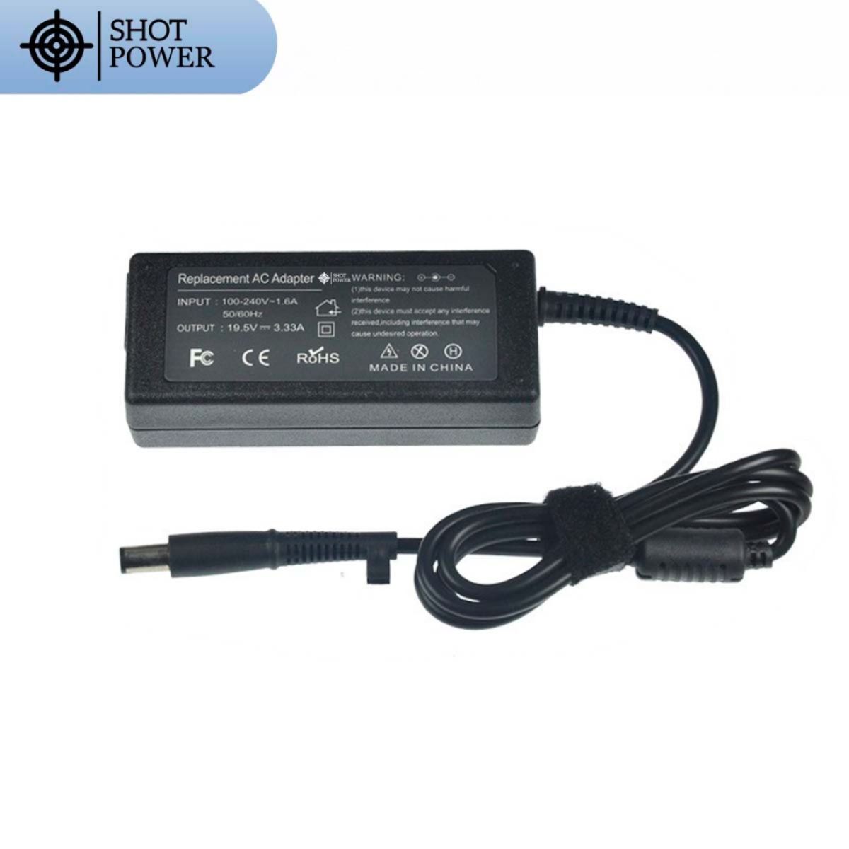 Cargador Compatible Notebook HP Compa SHOT POWER 65W 7,4x5mm