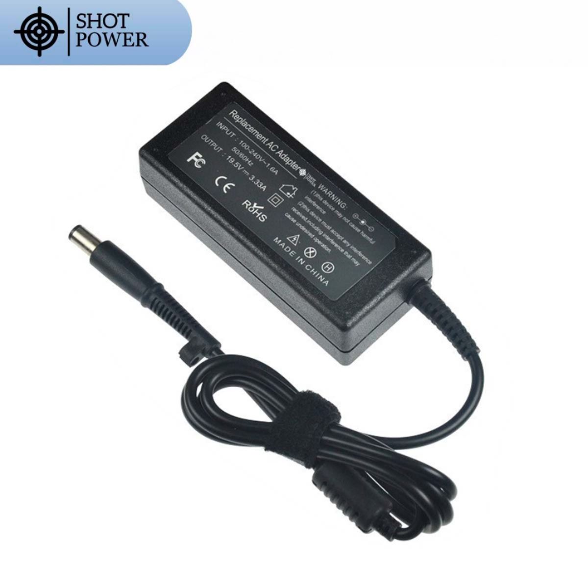 Cargador Compatible Notebook HP Compa SHOT POWER 65W 7,4x5mm