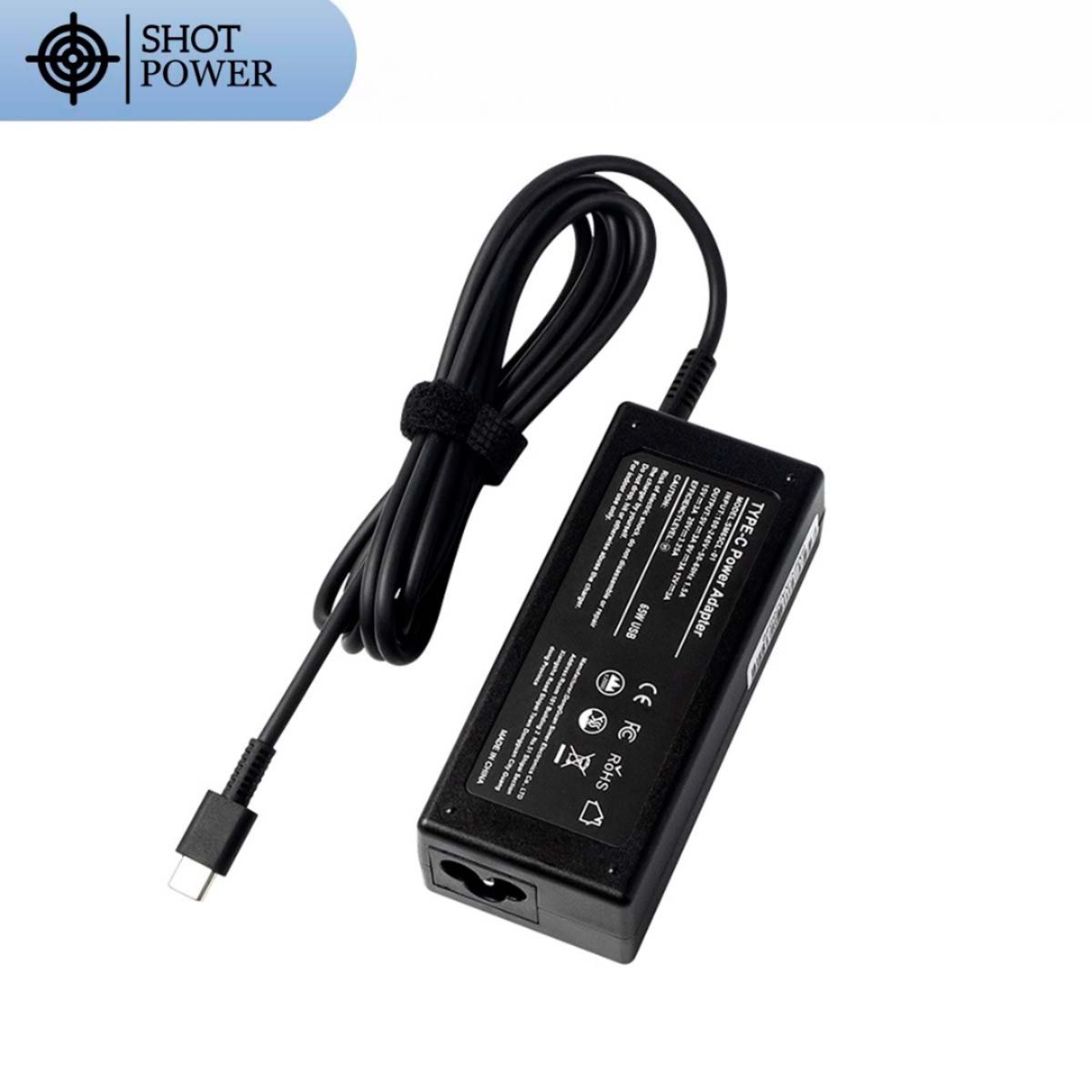 Cargador Compatible Notebook HP SHOT POWER 20V 65W Tipo-C
