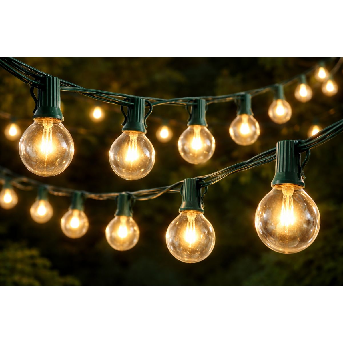 Copia - Guirnalda Guia De Luces Patio Jardín Luz Calidad Led Luces Amarillo