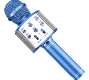 Copia - Microfono Karaoke Bluetooth altavoz Ws 858 Color Rosa Chicle