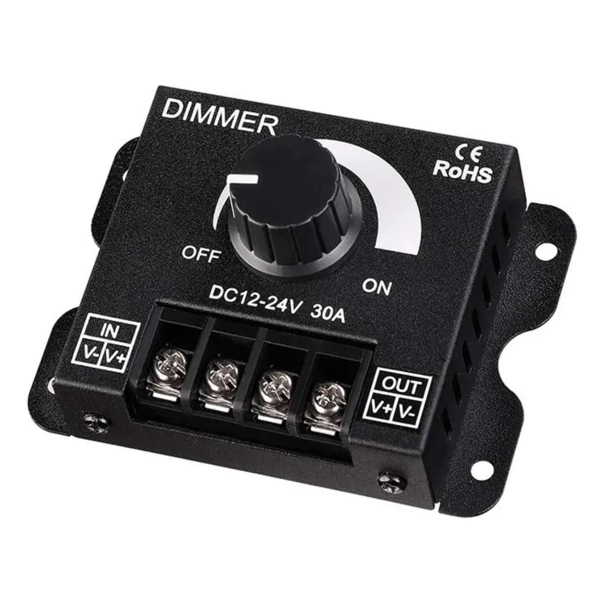 Dimmer Para Regular La Luz Cinta Led 12v-24v 30a